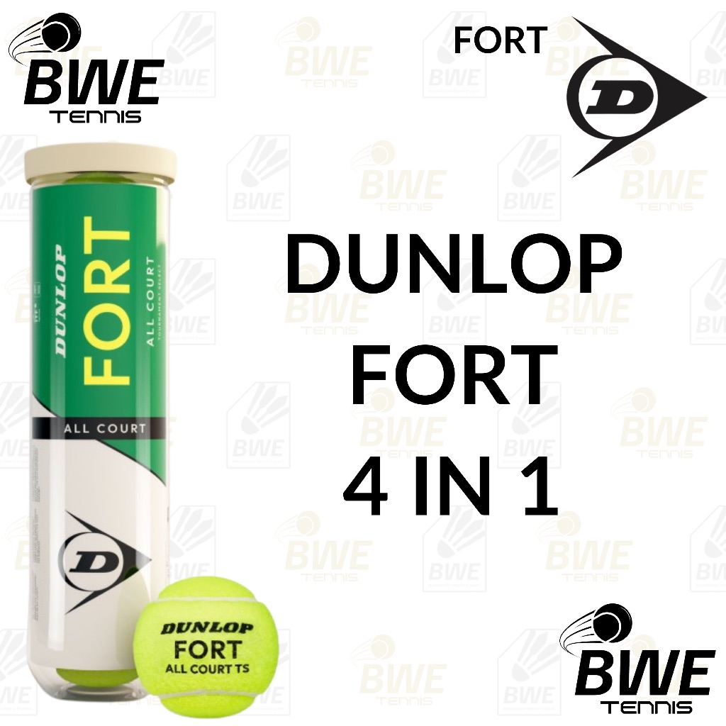 DUNLOP FORT ALL COURT CONTENTTS 4 - TENNIS BALL ดั้งเดิม 100%