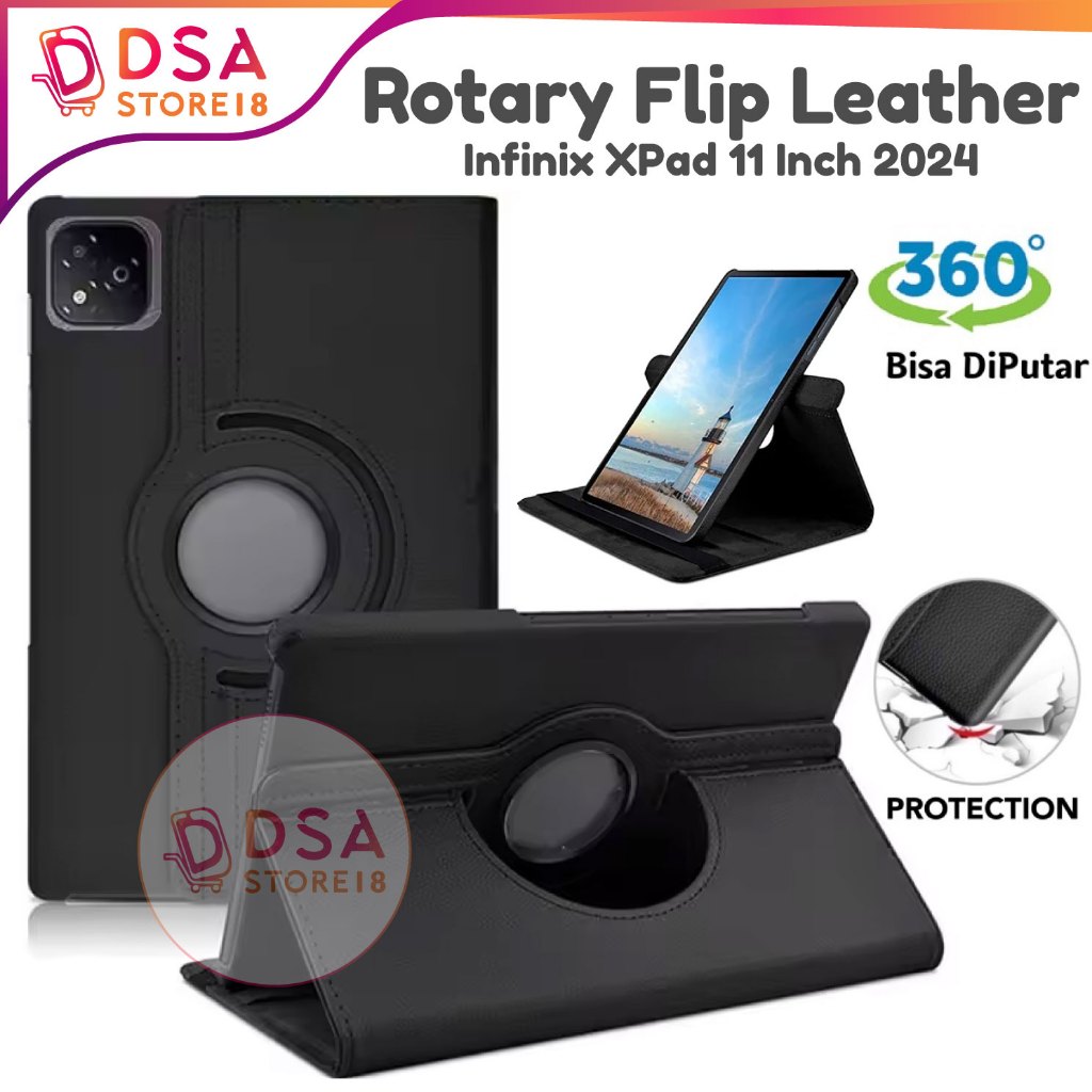 เคส Infinix XPad 11"/XPad 20 / Infinix XPad 20 11 นิ้วปลอก 360 ฝาครอบโรตารี° ยืนหนังยืนพลิกปกกรณี