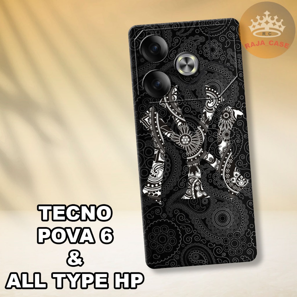 Hp ใหม่ล่าสุด 2024 เคส Tecno Pova 6 Rc32 - วัสดุยางยืดหยุ่น - PATTERNED - เคสเท่ๆ - โทรศัพท์มือถือทุ