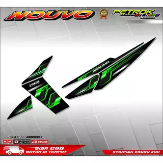 YAMAHA NOUVO VARIATION STRIPING / YAMAHA NOUVO MOTORCYCLE VARIATION STICKER LIST