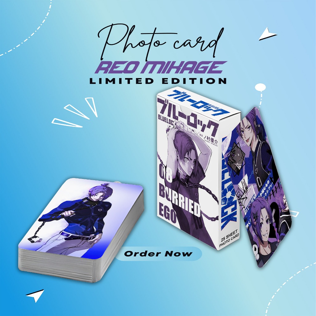 ชุดโฟโต้การ์ด REO MIKAGE BLUE LOCK PREMIUM 25 แผ่น