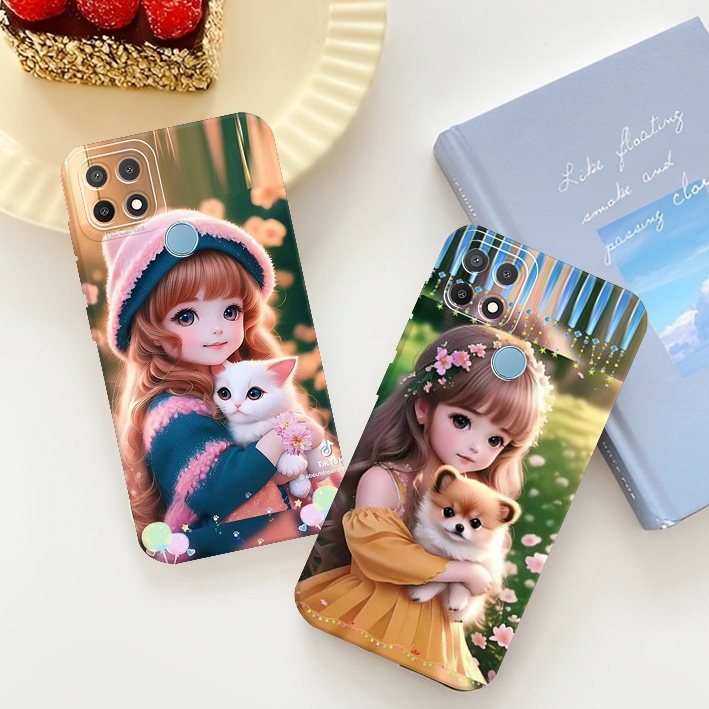 เคส Oppo A15/A15s/A35 พร้อม CUTE CARTOON Motif - เคส Procamera - ตัวป้องกัน HP - เคสสําหรับโทรศัพท์ม