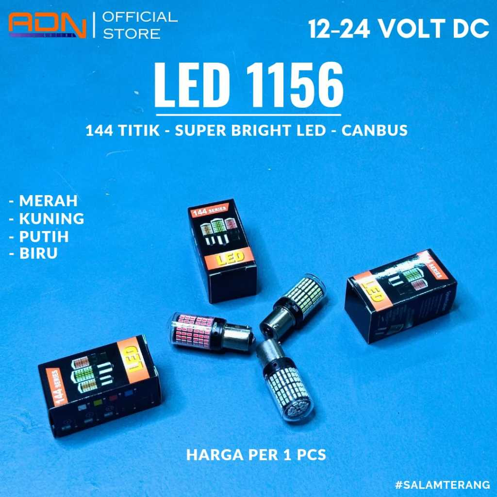 LED 1-FOOT TURN SIGNAL LED CANBUS 1156 BA15S BAU15S 144 SMD / ไม่มี HYPER FLASH