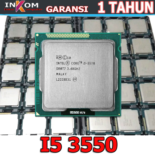 Intel Core i5 3550 Lvy Bridge LGA 1155 DDR3 โปรเซสเซอร์ CPU