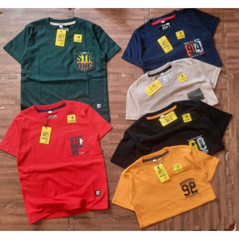 เสื้อยืดพรีเมี่ยม TOP 2-16 YEARS