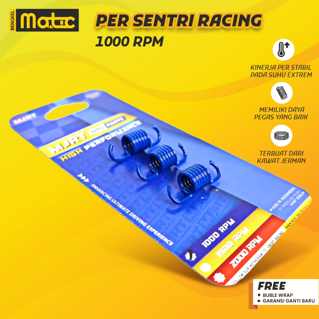 Per Sentri Racing ALL TYPE MOTORCYCLE MATIC 1000 RPM MJRT