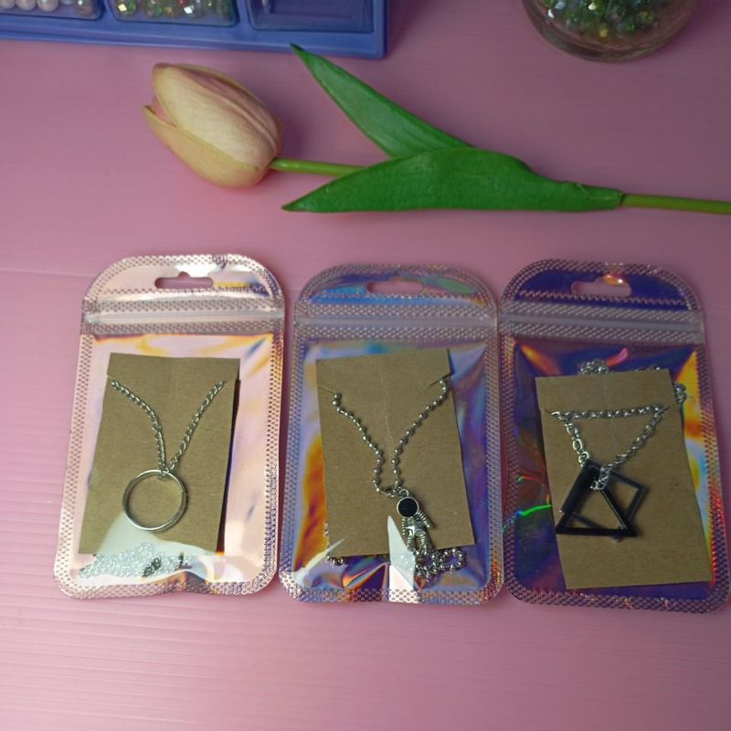 (ไม่ขายส่ง) [Aesthetic by fss.id] สร้อยคอผู้ชายเลียนแบบ/เครื่องประดับคอ/สร้อยคอเงิน