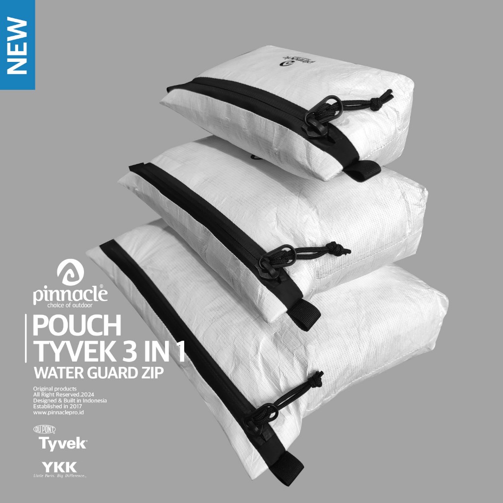 Pinnacle Pouch Tyvek (3 in 1) WP - Zip Black
