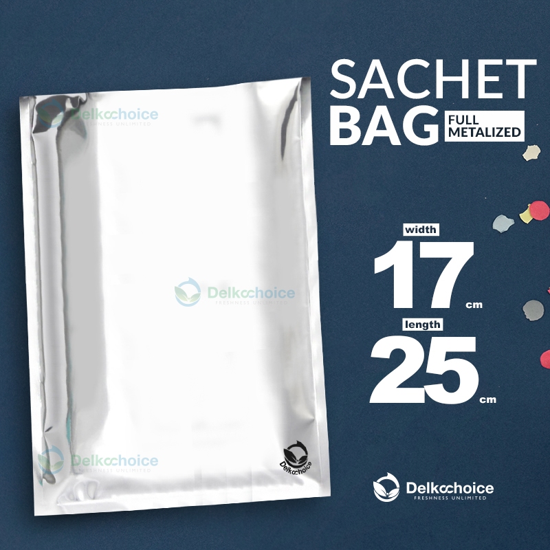 SACHET PACKAGING (17 X 25) แทนการฟอยล์อลูมิเนียม 100 ชิ้น ซอง