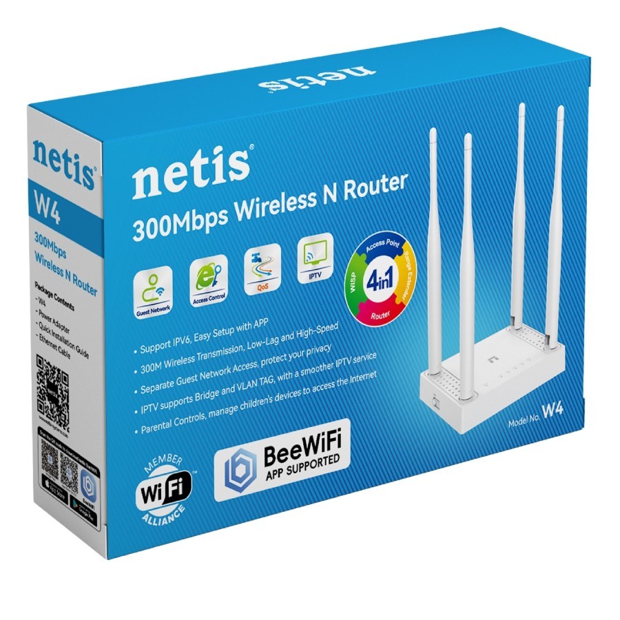 netis W4 เราเตอร์ไร้สาย