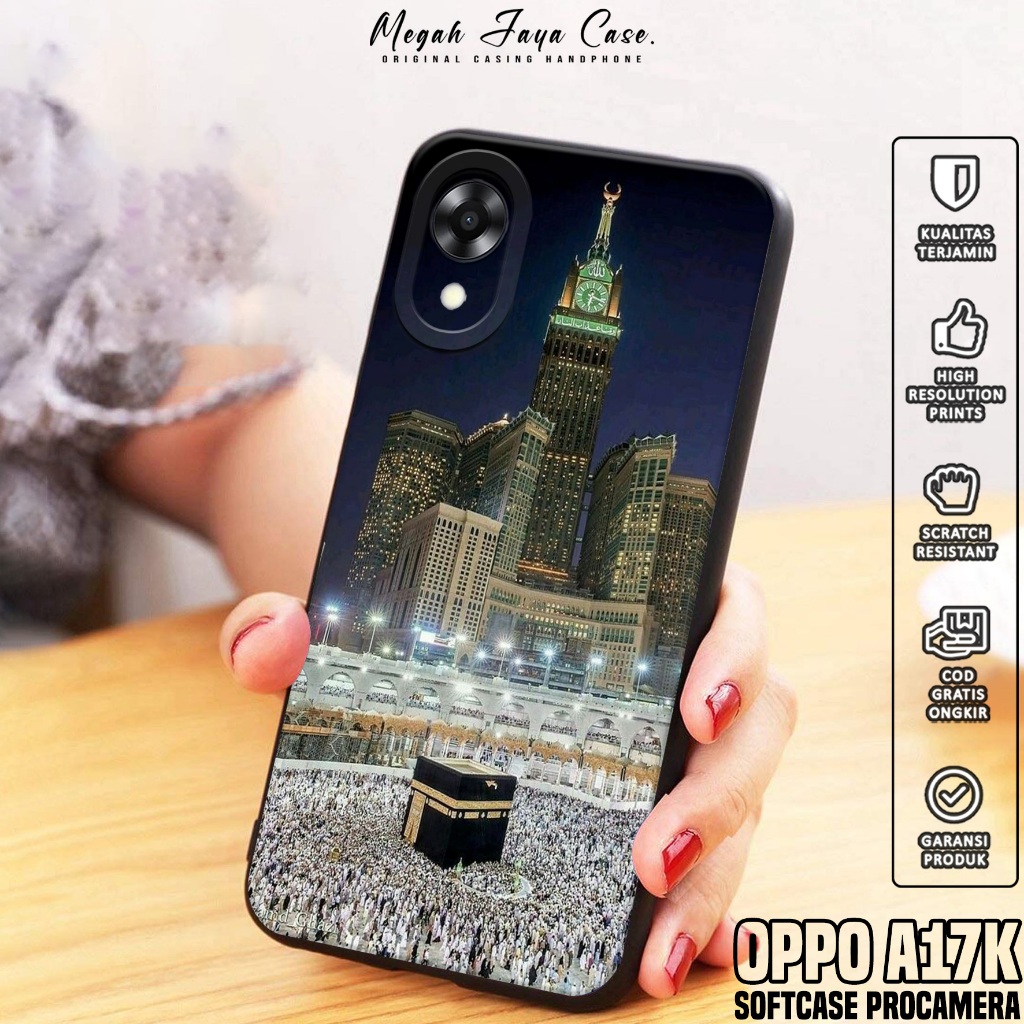 เคส HP Oppo A17K - Oppo A17K Softcase ISLMC Motif - เคสโทรศัพท์ Oppo A17K - เคส Oppo A17K - เคส Oppo