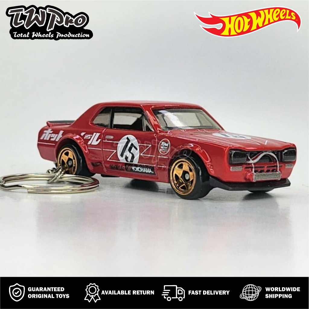 GANTUNGAN Hot Wheels J นําเข้า Nissan Skyline HT 2000 GTX - 1970 Nissan Skyline - KEYRING - KEYCHAIN