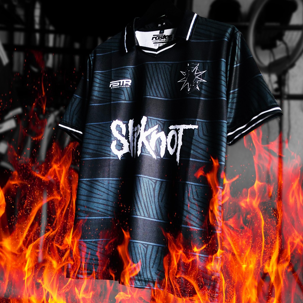 เสื้อวง Slipknot เกรดพรีเมี่ยม - Slipknot - เสื้อฟุตบอล - Classic Jersey - FASTER DIVISION