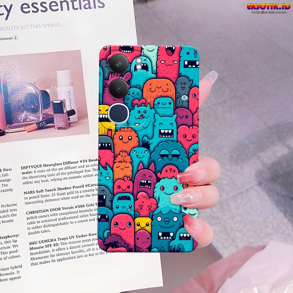 เคส Vivo Y19s - เคส Vivo Y19s - เคสแฟชั่น - Vivo Y19s Silicone - Cool and Cute Motips - เคส Vivo Y19