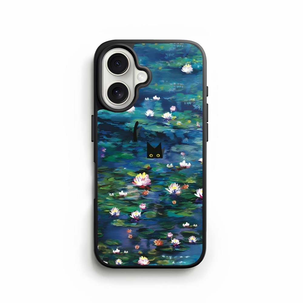 เคส Iphone 16 15 14 13 12 11 X Xs Xr SE Pro Max Mini Plus Casing Claude Monet Water Lilies