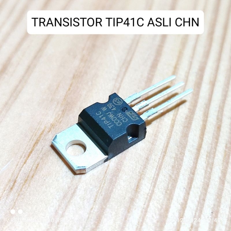 (1 ชิ้น) ทรานซิสเตอร์ TIP41C TIP41 C ST ORIGINAL CHN