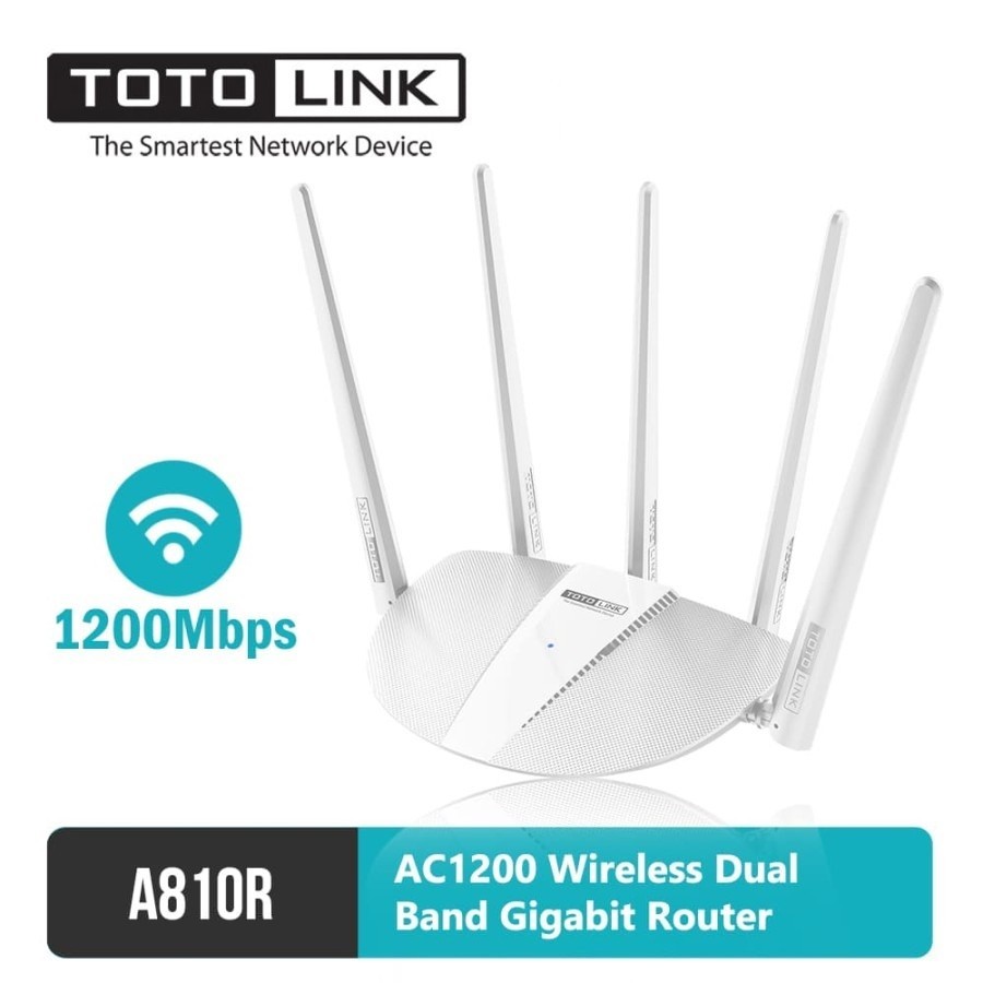 TOTOLINK A810R AC1200 WIRELESS DUAL BAND ROUTER GIGABIT