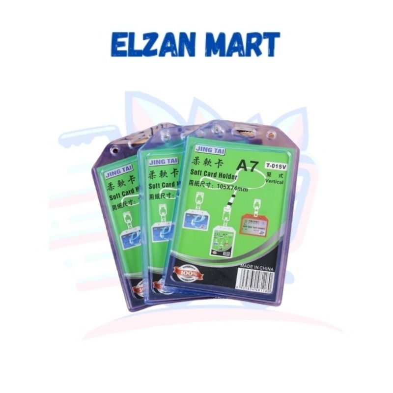 ID CARD CASE ID CARD HOLDER NAME TAG EMONEY FLEXIBLE RUBBER