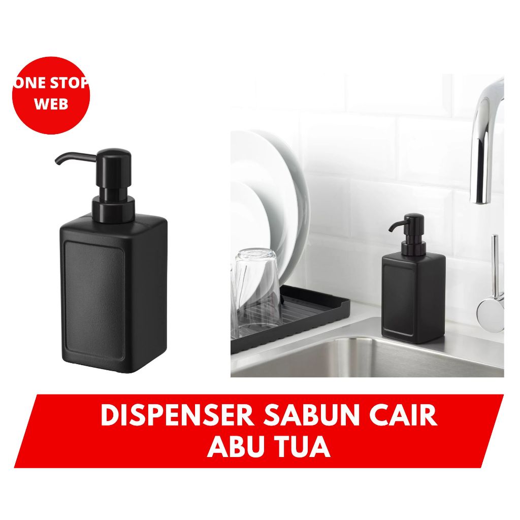 18 ซม.ตู้ทําสบู่เหลวล้างมือตู้ทําสบู่ 350 มล. IK50428 RINI