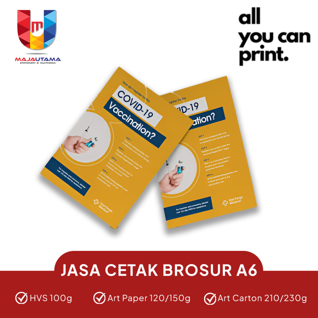 BROCURE หรือ FLYER PRINTING SERVICES A6