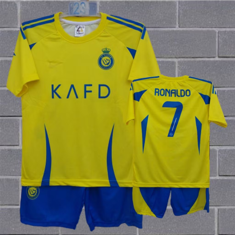 เสื้อฟุตบอล Ronaldo al nassr/rondo al nasrr เสื้อฟุตบอลพิมพ์ลาย/ชุดกีฬาฟุตบอล