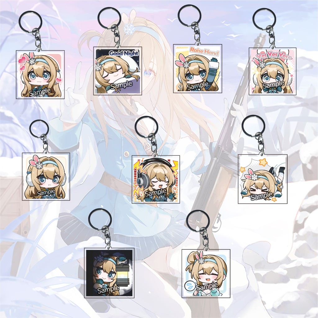 GANTUNGAN Suomi Exilium Girls Frontline 2 พวงกุญแจ - พวงกุญแจอะนิเมะเกม - ของที่ระลึก