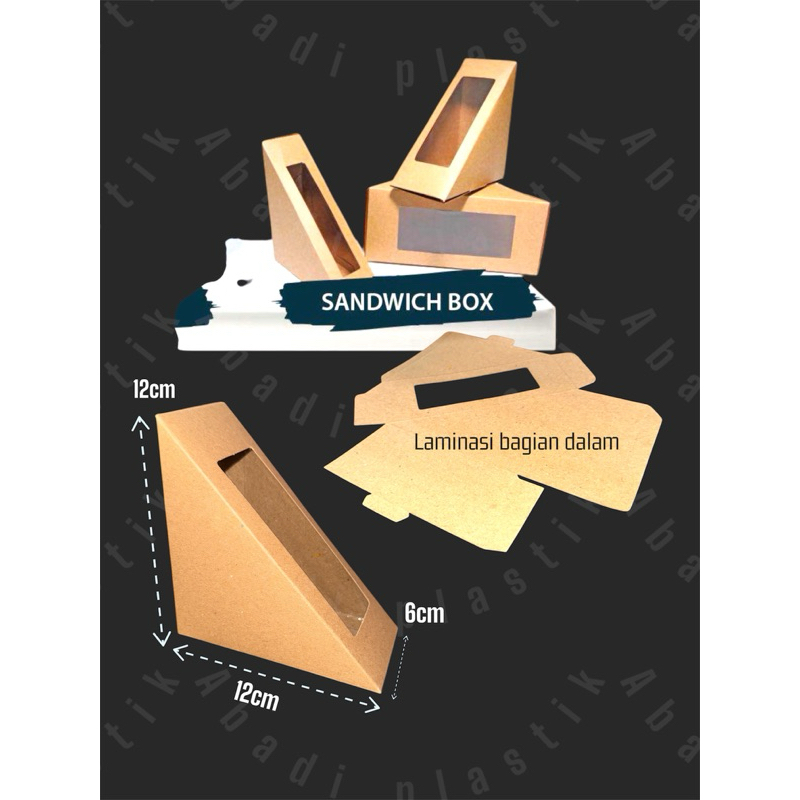 SANDWICH BOX M/TRIANGLE SANDWICH BOX/ SANDWICH BOX/ SANDWICH PACKAGING