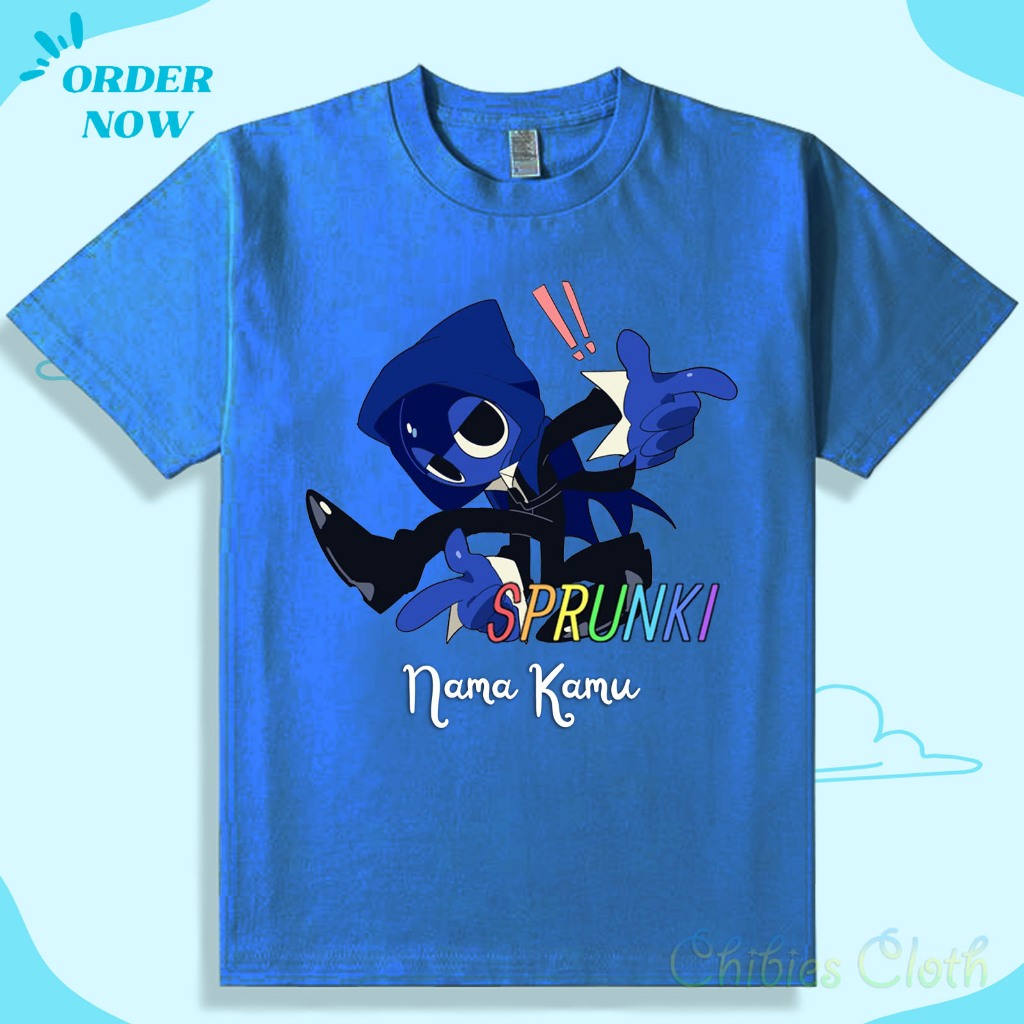 ล่าสุด SPRUNKI INCREDIBOX เสื้อยืดเด็กผู้ชาย Jevin 581 - Chibies Cloth