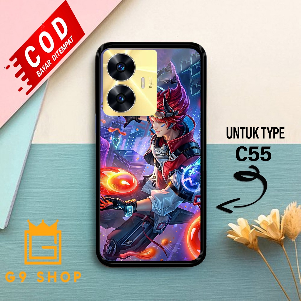 [gnine_case]เคส realme c55-case Glossy-Protective )cas(ml)softcase hp-case hp-casing hp-silikon-soft