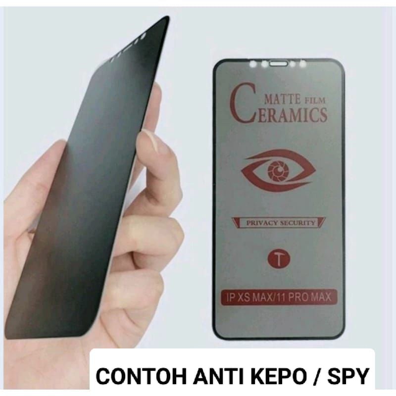Anti Scratch Gaming เซรามิค Matte Anti Spy Anti Oil Oppo Reno 8T 4G Reno 8z 5G Reno 8 4G 5G R15 Pro 