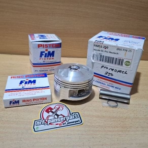 FIM51// PISTON KIT PEN 15 MM//SEHER SET RING BORE 63,5/64,/65.5/66/66.5 MM HONDA TIGER 2000 OLD/NEW 