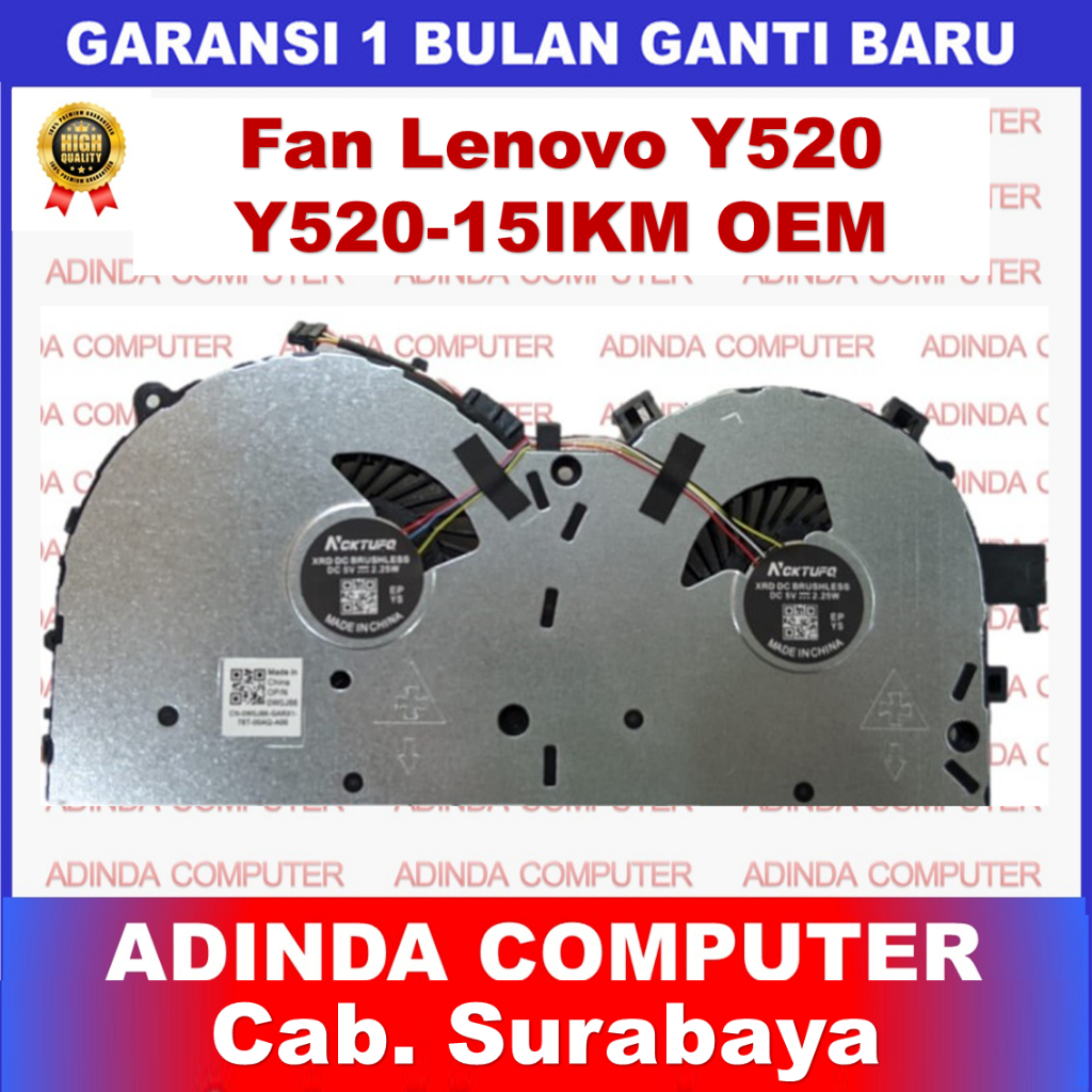 พัดลม Lenovo Y520 Y520-15IKM R720-15IKBM OEM