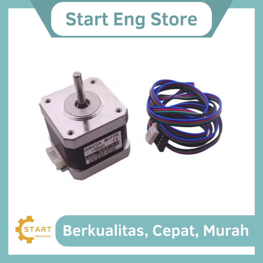 Usongshine Nema 17 17HS4401 Stepper Motor 42-40MM 12V 1.5A plus Cable