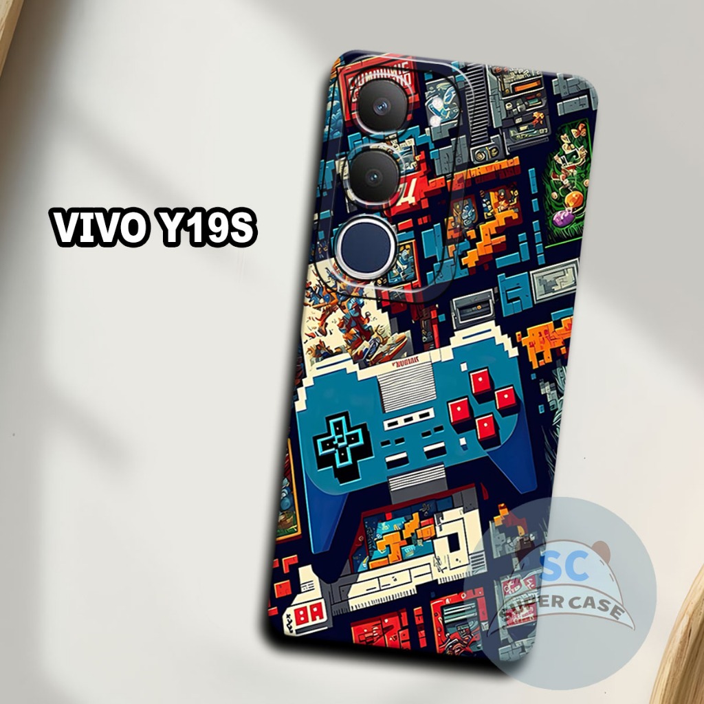 Q1 เคส HP ล่าสุดสําหรับ VIVO Y19S | AESTHETIC MOTIF | ปลอกยางยืดหยุ่น