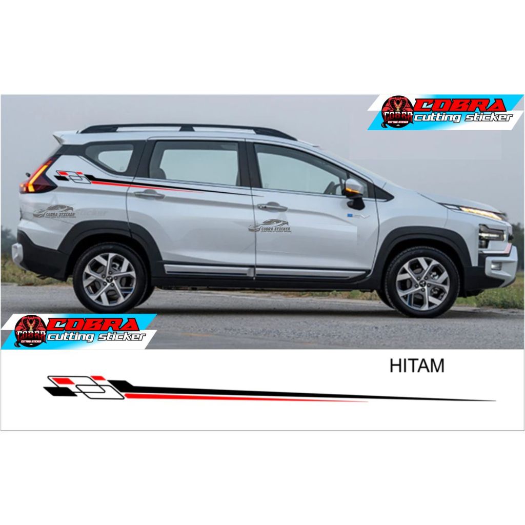 สติ๊กเกอร์ ALL NEW XPANDER CROSS CUTTING STICKER XPANDER ประตูรถด้านข้าง BODY