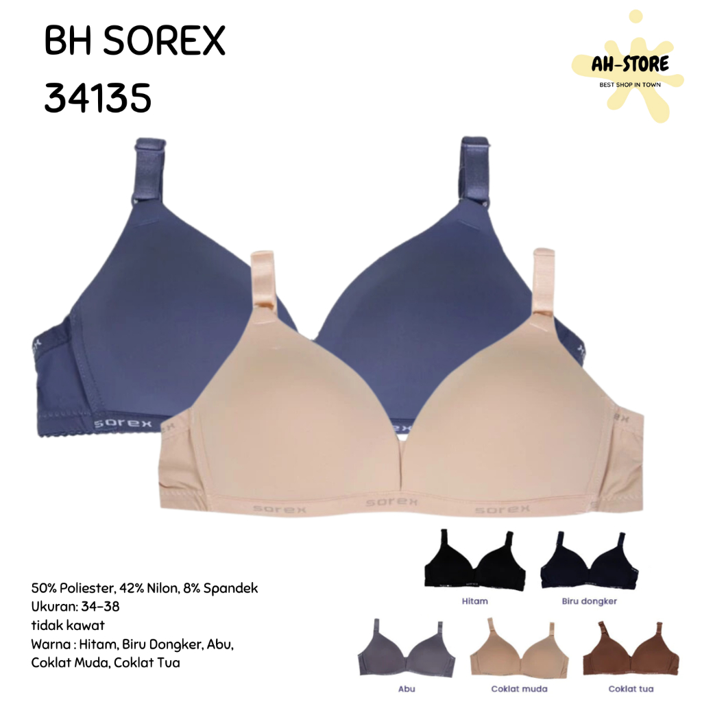 Sorex 34135 Thin Foam Wire Free 34-38 / Premium ชุดชั้นในสตรี Bra - ANITA