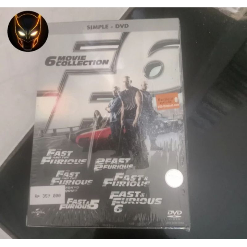 DVD Original 6 Movies Collection Feat Vin Diesel Etc Seal อินโดนีเซียข้อความ