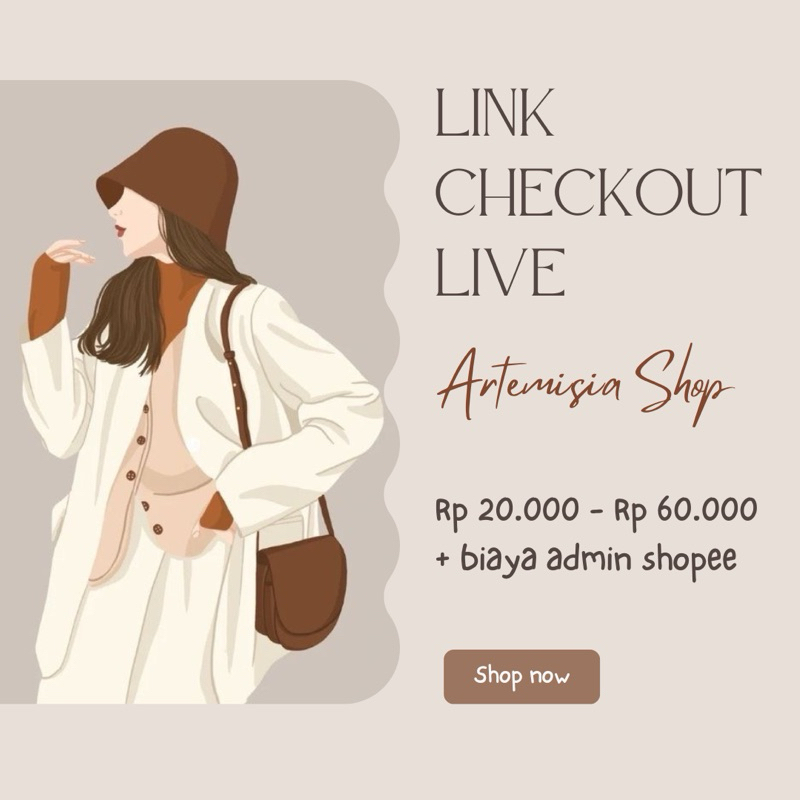 CO Live Link Rp. 20,000 - Rp. 60,000 (+ Shopee Admin Fee)
