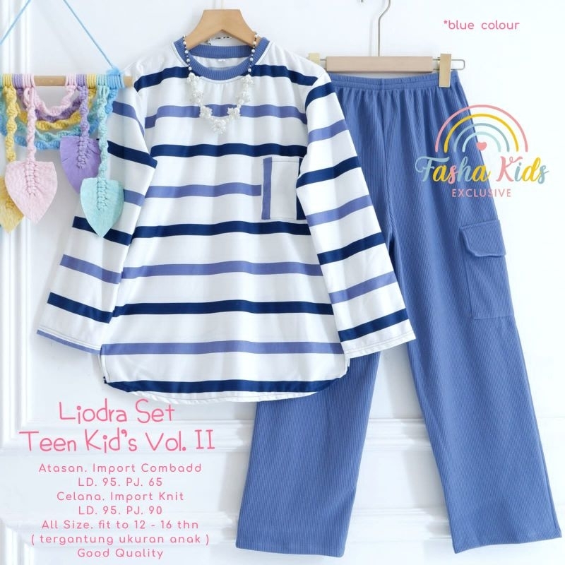 Liodra 2 / NADIA / GITA / RISTY SET TEEN ORI FASA KIDS | ชุดสูทกางเกงเด็ก