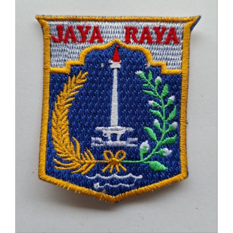 JAYA RAYA LOGO, BAGDE JAYA RAYA, JAYA RAYA EMBROIDERY, โลโก้ dki kljakara