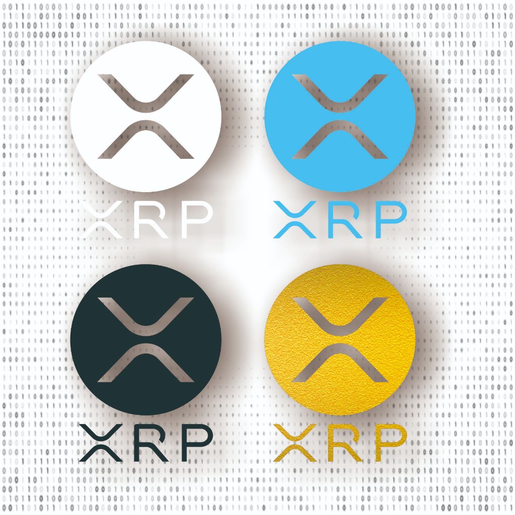 สติ๊กเกอร์โลโก้ XRP*