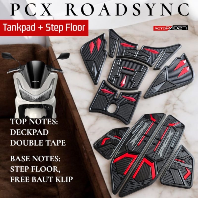 Pcx 160 2025 Roadsync Rubber V3 Tankpad และแพ็คเกจพรมมอเตอร์ไซค์