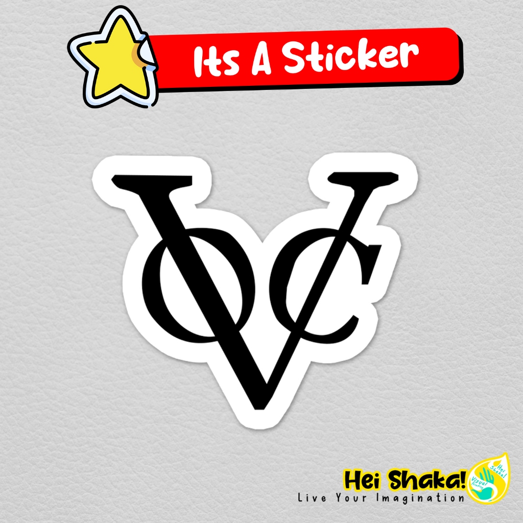 Heishaka VOC สติกเกอร์ของขวัญ Oos-Indisous Compagne ไวนิลกันน้ํา