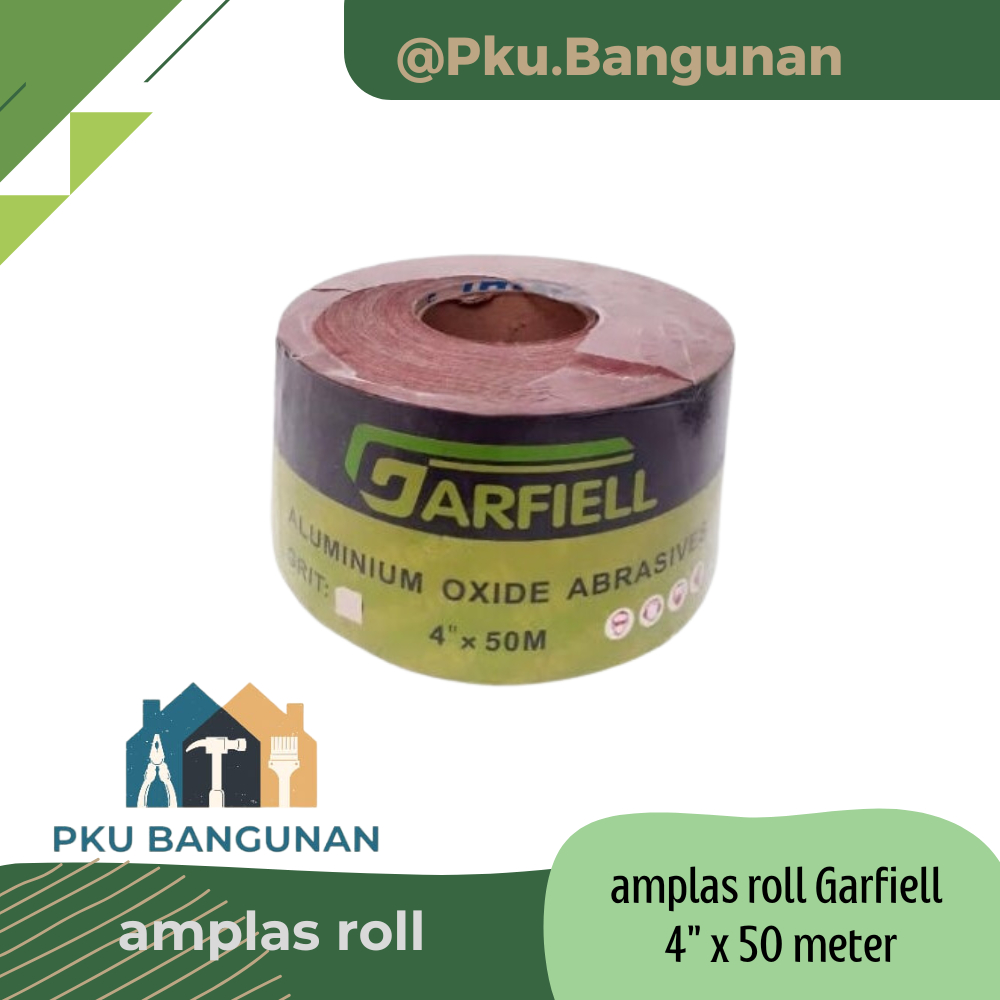 กระดาษทรายม้วน 4" x 50M (PRICE FOR 1 ROLL) / กระดาษทรายถู / กระดาษทรายผ้า 4 นิ้ว x 50 M ยี่ห้อ POPAY