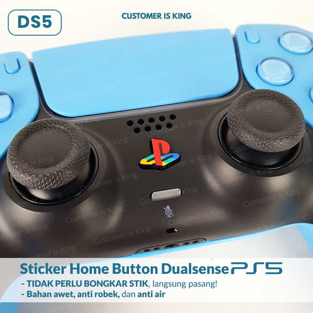 Home Button Dualsense Stick Joystick Sticker PS5 DS5 Accessories Playstation Logo
