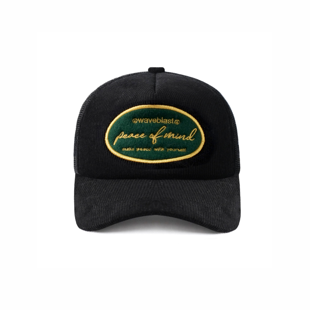 หมวก Waveblast - Trucker Peaces Corduroy Black