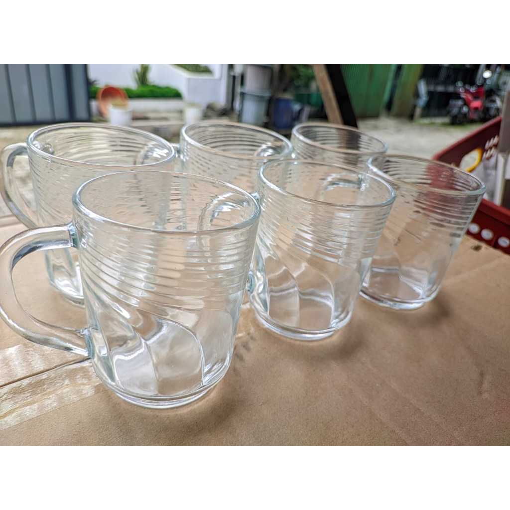 AY - [Pack of 6 Coffee Cups] Premium Minimalist Motif Coffee Cups M - 1037N