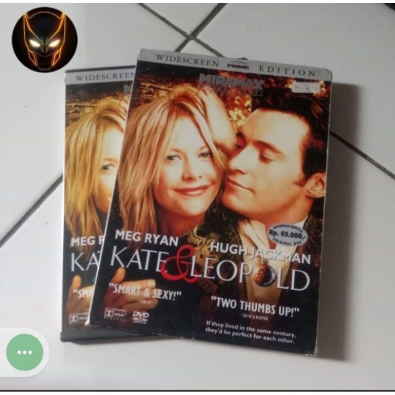 ดีวีดีต้นฉบับ Kate & Leopold feat Hugh Jackman ข้อความอินโดนีเซียพร้อม Selonsong