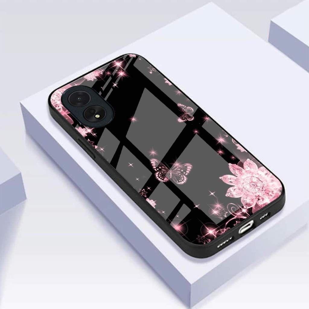 (J105) Softcase Glass OPPO A15 A1K A31 A8 A37 A39 A57 A3S A5 A9 A52 A92 A72 A53 A5S A12 A7 A11K A71 