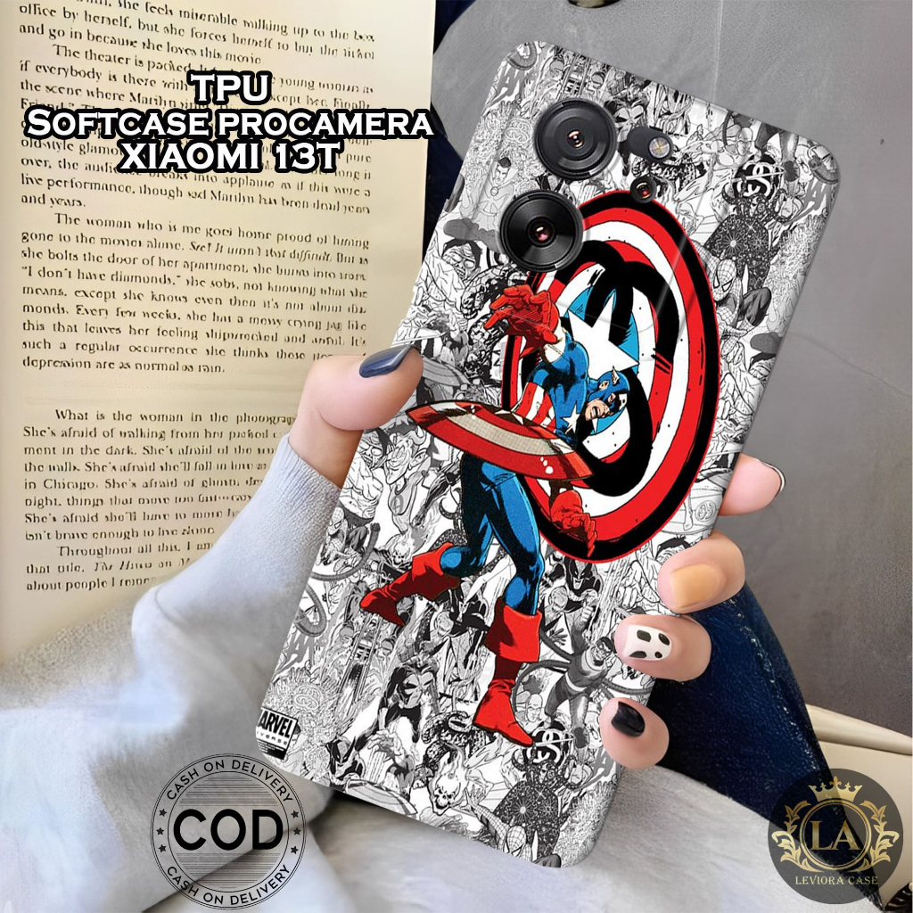 HP เคส Xiaomi 13T/13T Pro ล่าสุด - เคส Leviora - เคสแฟชั่น Spiderman - Xiaomi 13T/13T Pro Softcase -
